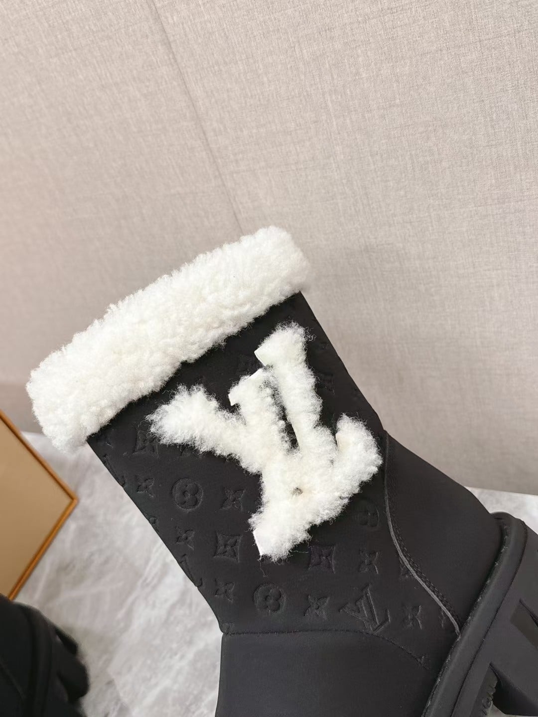 Louis Vuitton Ankle Boots In Bronze Black