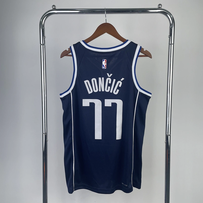 2023 NBA Dallas Mavericks 77 DONCIC Basketball Jersey