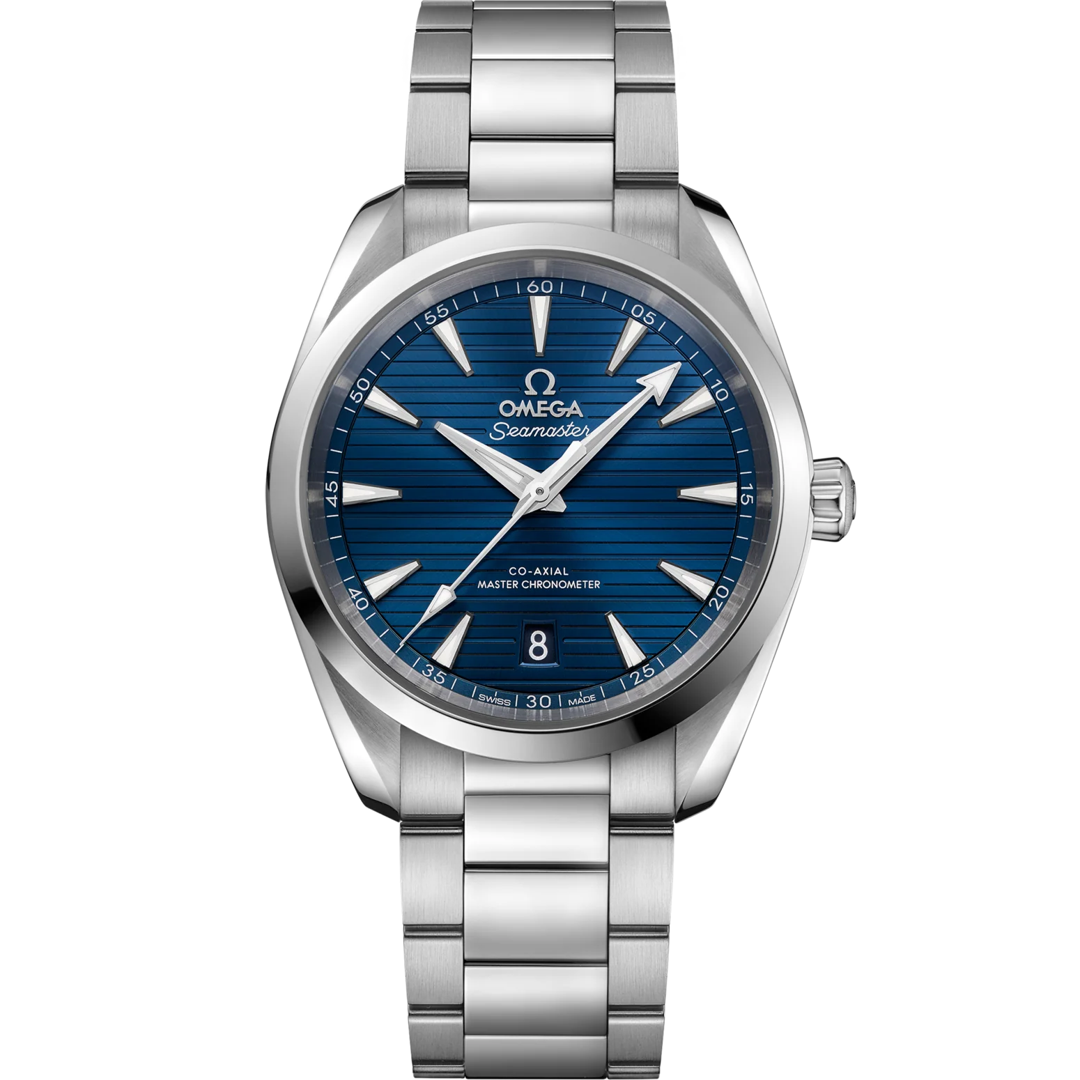 Omega Seamaster Aqua Terra 38mm Blue Dial Stainless Steel Bracelet 220.10.38.20.03.001