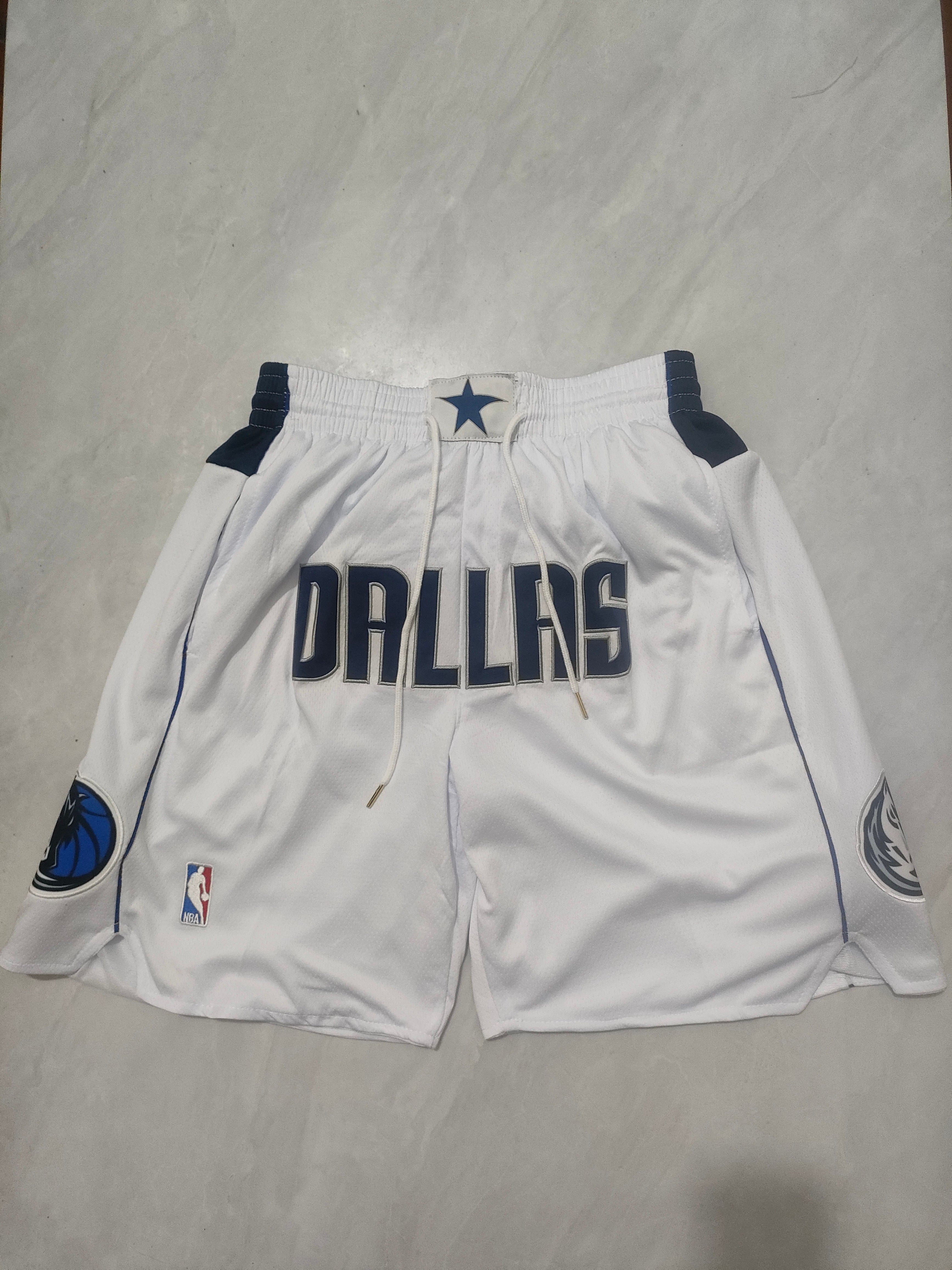 Dallas Mavericks White Regular Pocket Pants