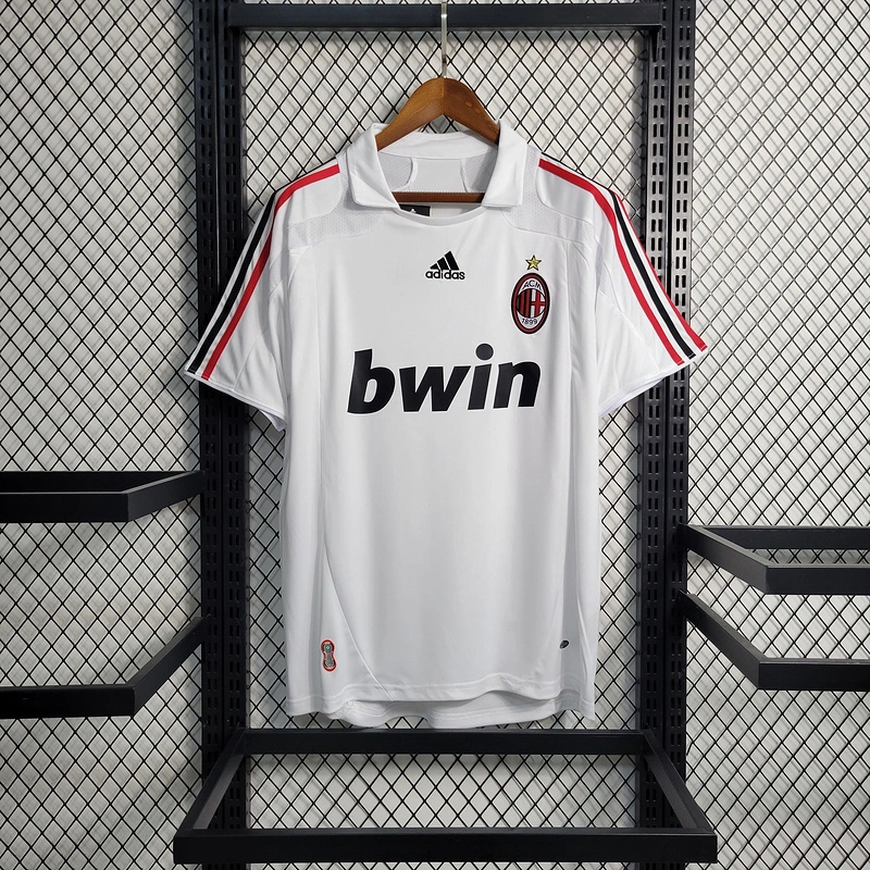 Retro 2007-08 AC Milan Away RONALDO KAKA  SHEVCHENKO NESTA MALDINI Football jersey retro