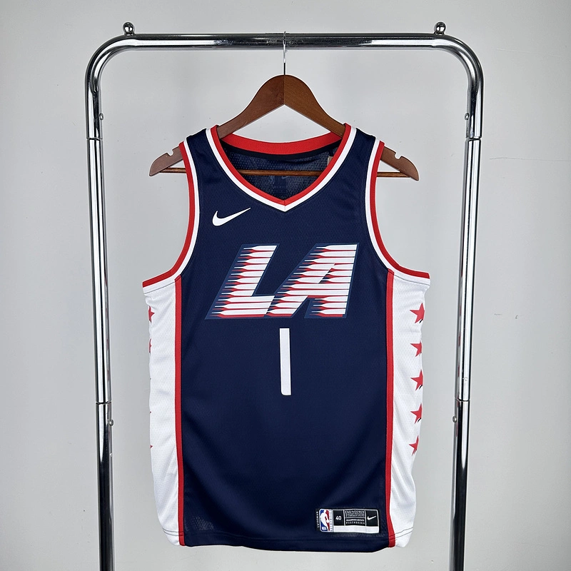 2019 NBA LA Clippers (1 HARDEN) Basketball Jersey