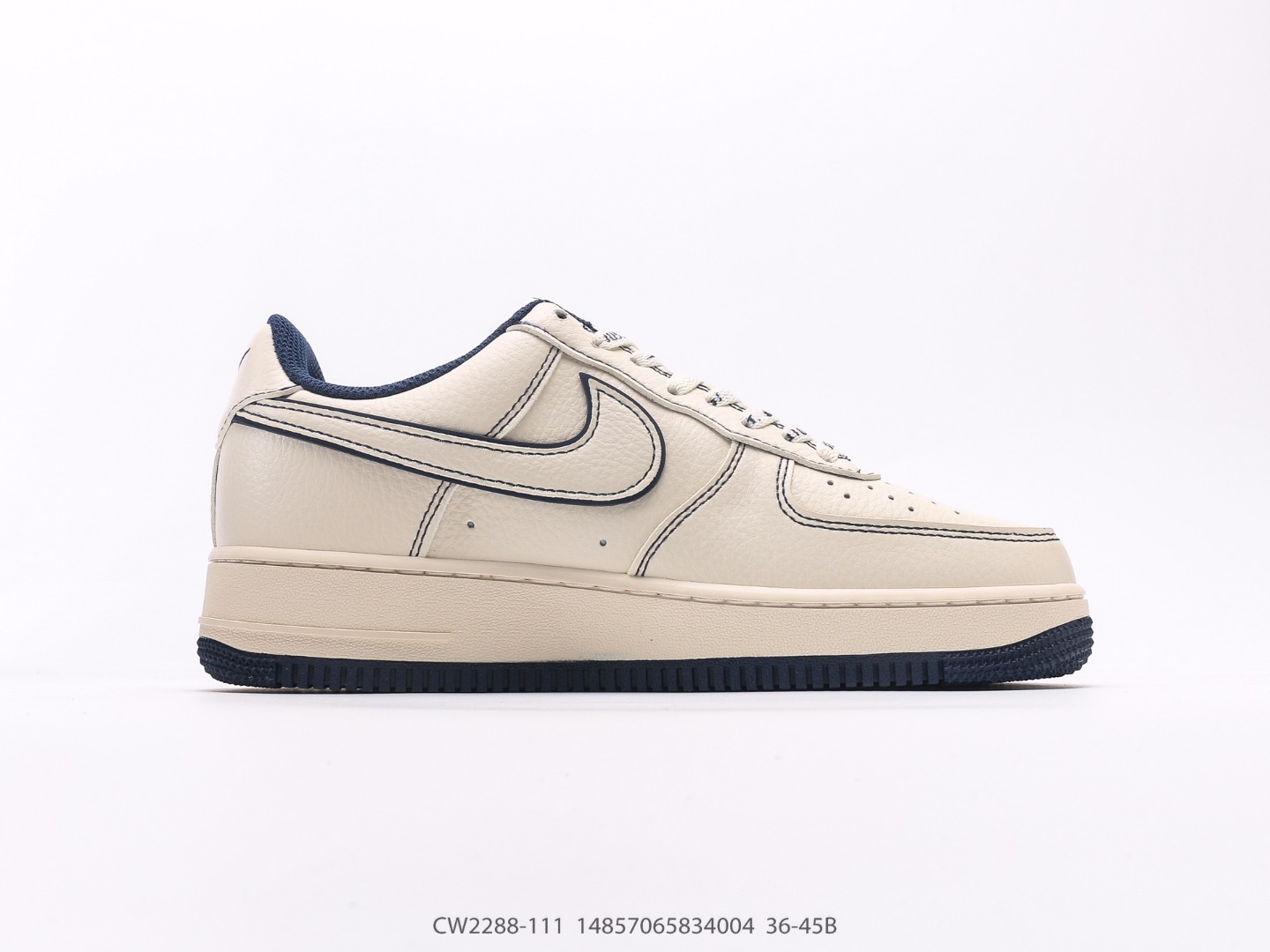 Nike Air Force 1 Low Stussy Cream Navy