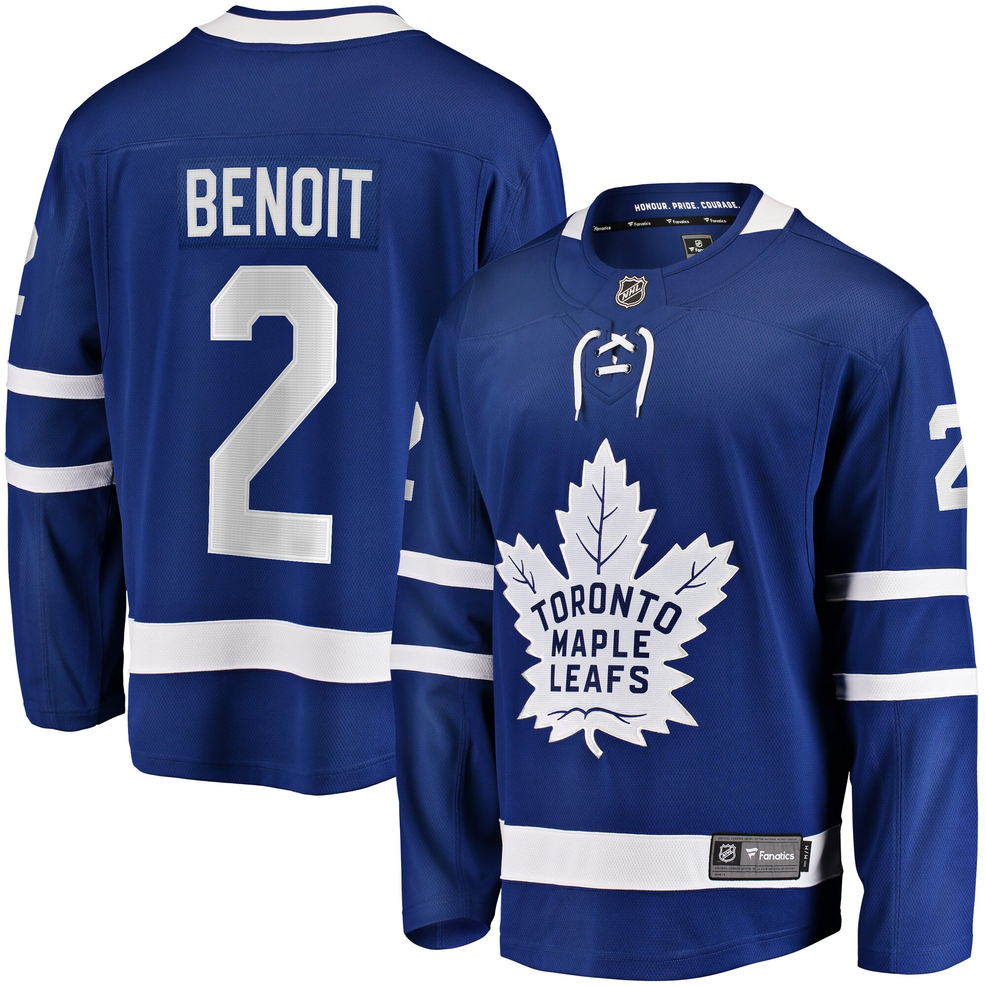 Simon Benoit Toronto Maple Leafs Fanatics Home Premier Breakaway Player Jersey – Blue