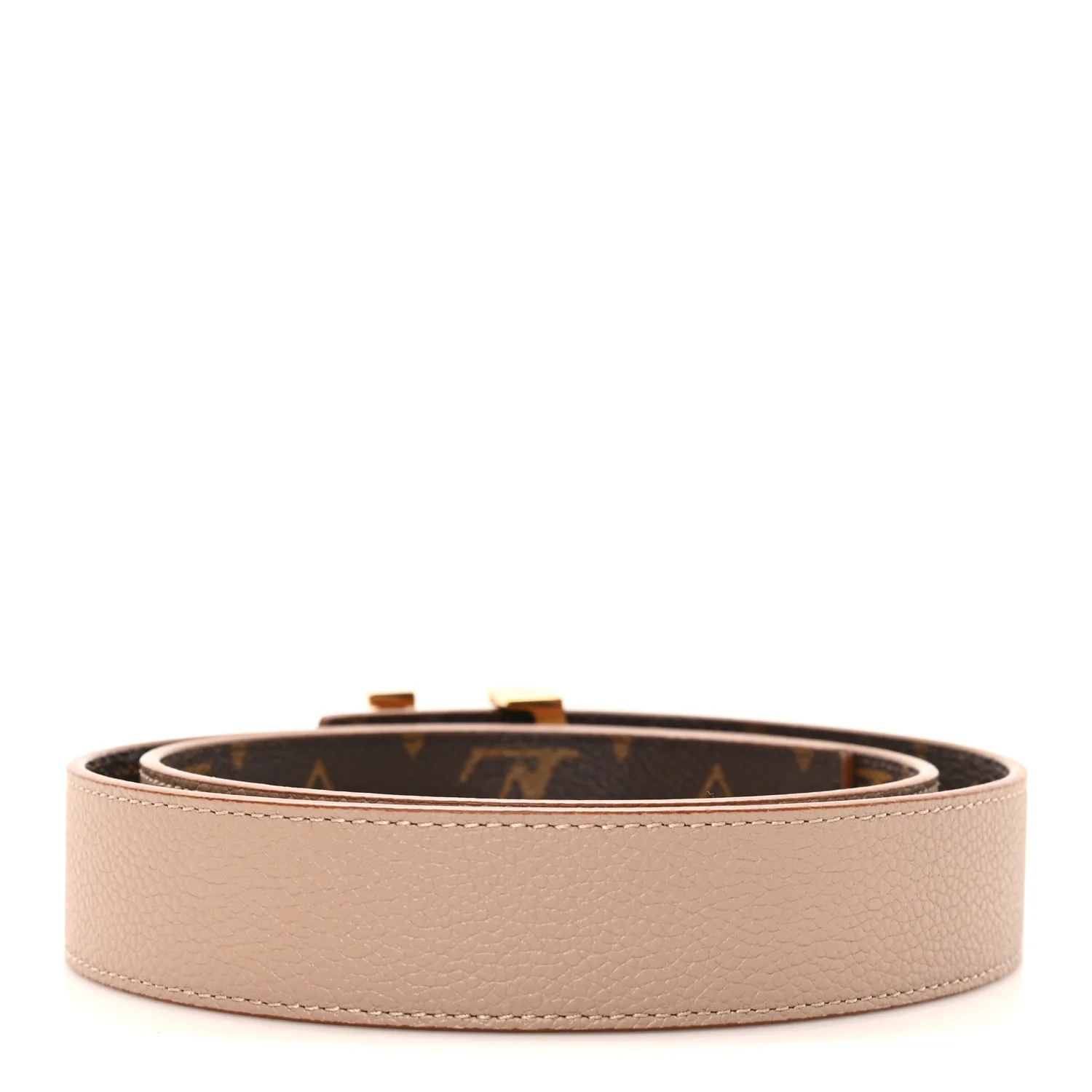 Calfskin Monogram 30mm LV Initiales Reversible Belt 80 32 Arizona