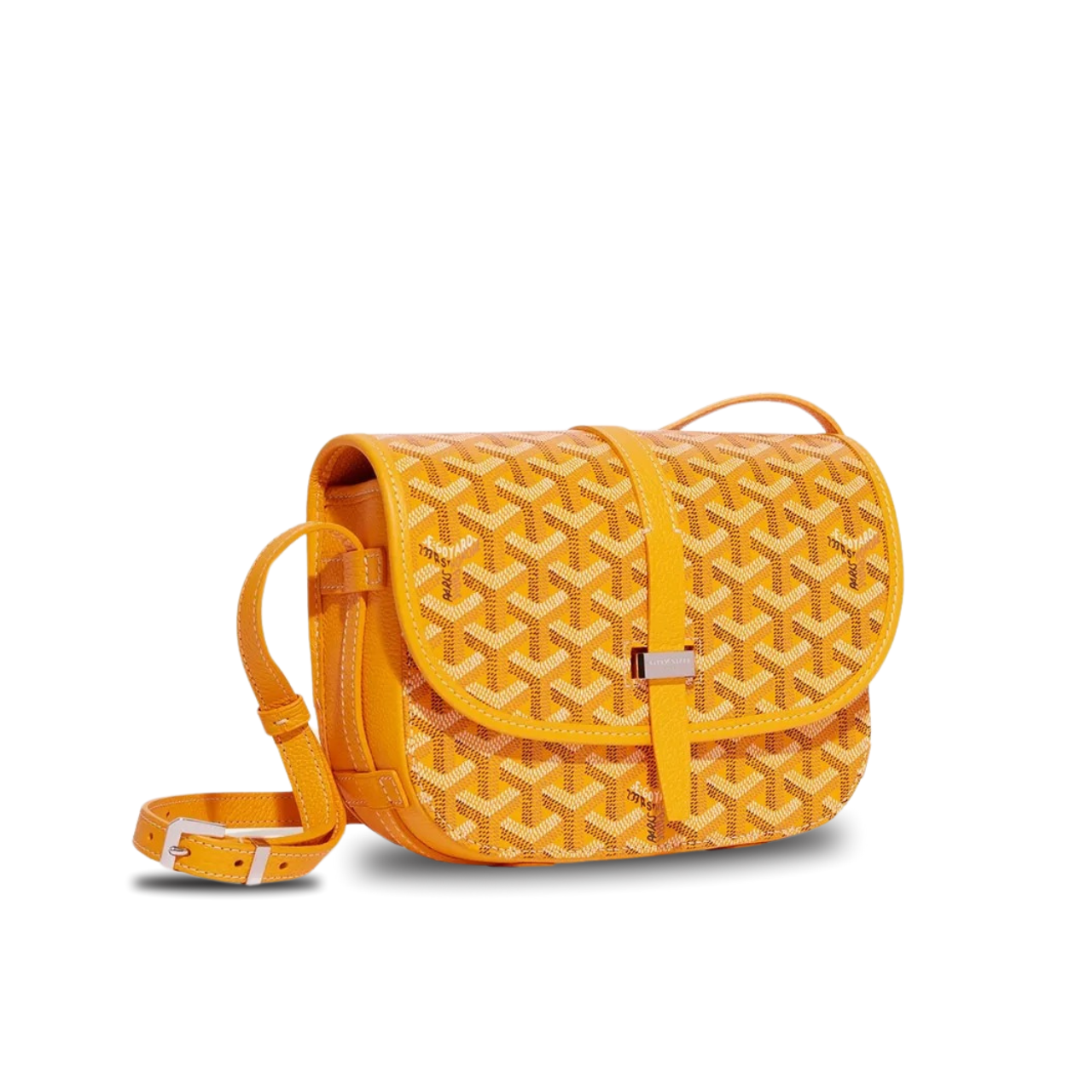 Goyard Belvedere Pm Bag 21Cm Yellow Canvas