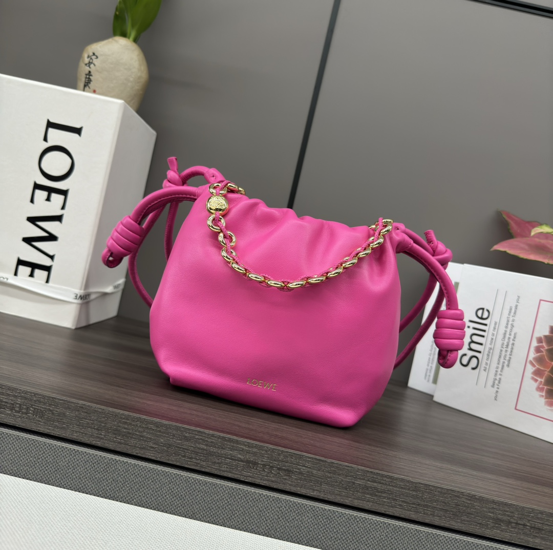 Medium Flamenco purse in mellow nappa lambskin
