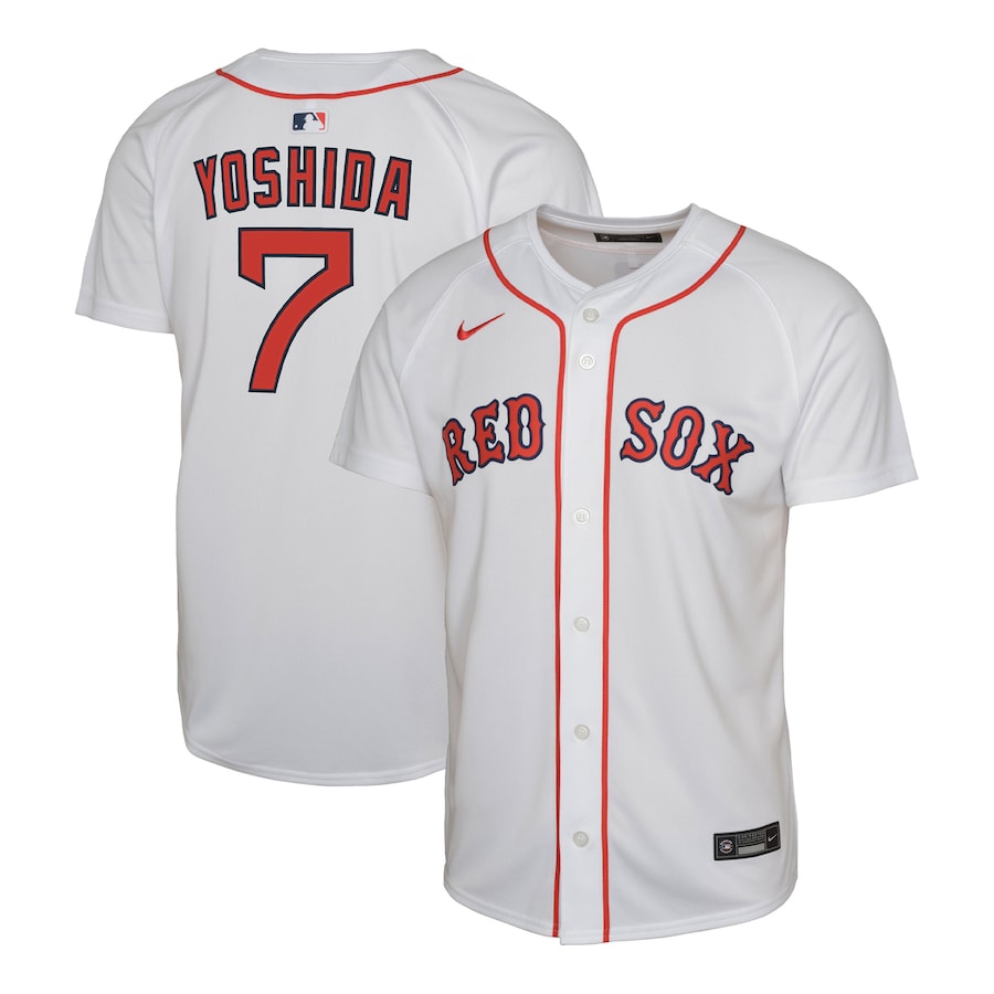 Masataka Yoshida Boston Red Sox Youth Home Player Jersey White