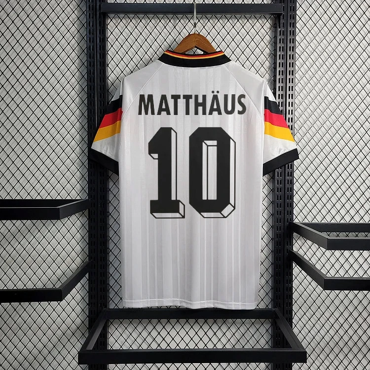 Retro 1992 Germany Home Völler  Football jersey retro