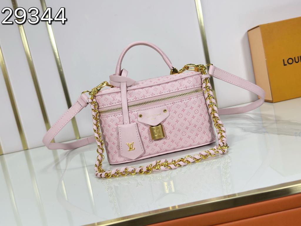 Louis Vuitton Vanity Chain Pouch Light Bliss Cream 19cm M29344