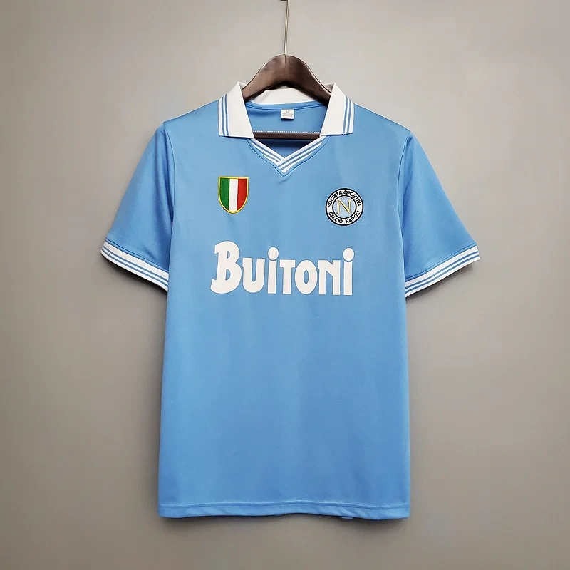 Retro Napoli 1986-87 home Football jersey retro