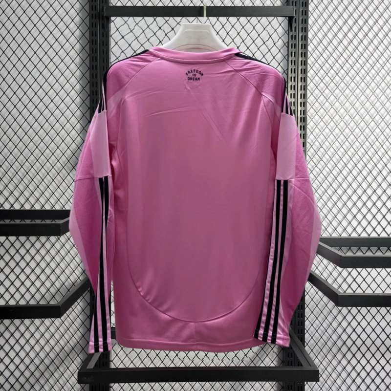 2025-26 Inter Miami Home Long sleeve Football jersey