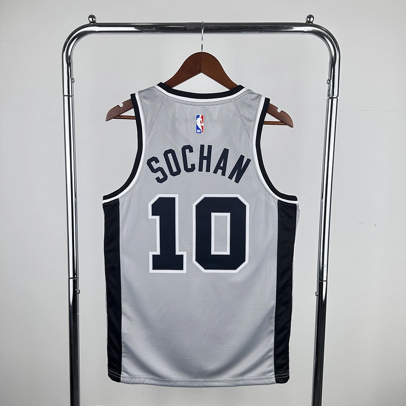 2021 NBA San Antonio Spurs 10 SOCHAN Basketball Jersey