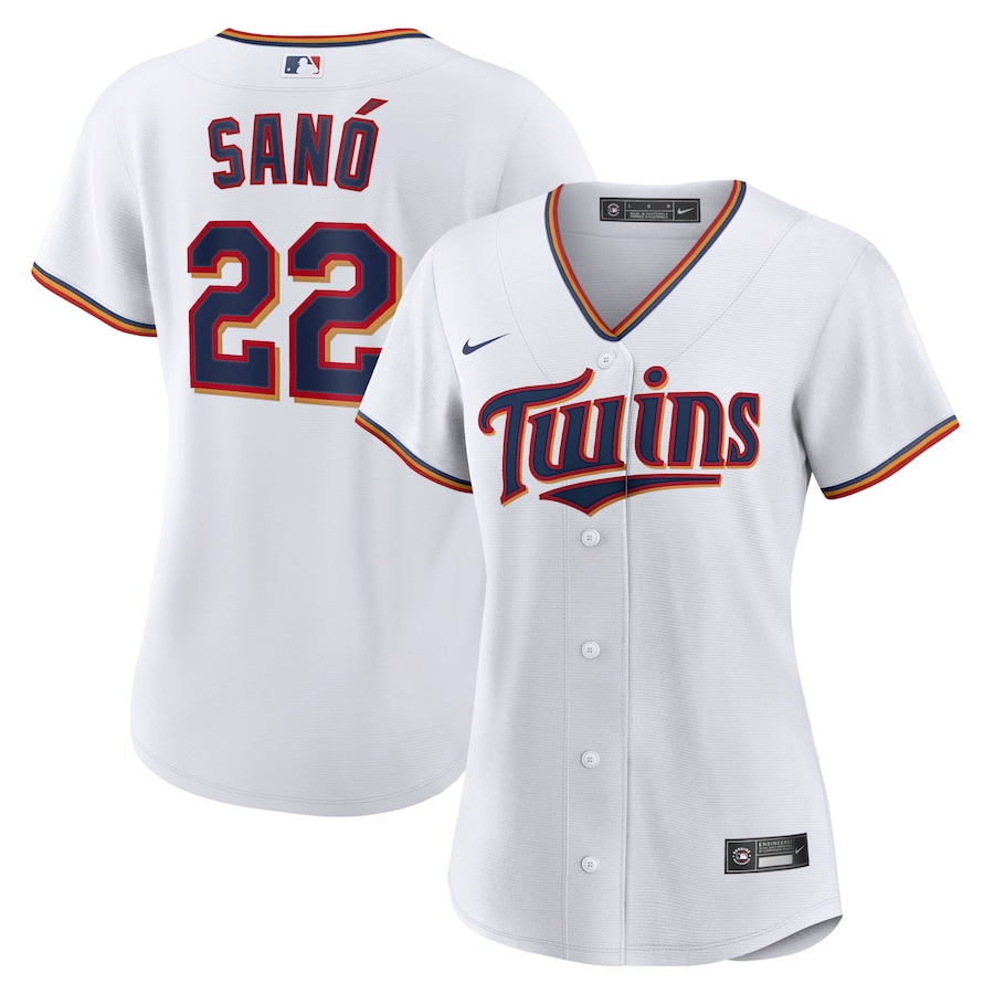 Miguel Sano Minnesota Twins Women's Home Player Jersey White