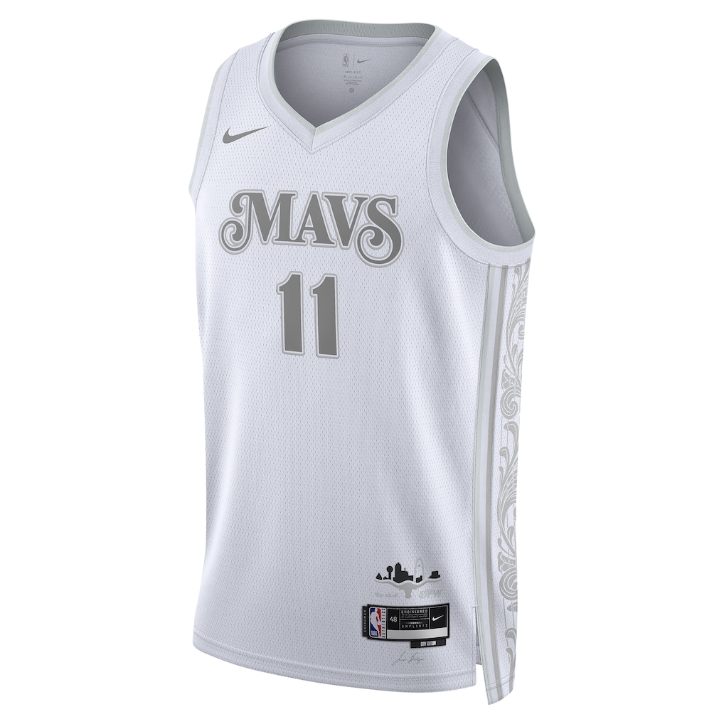 Unisex Dallas Mavericks Kyrie Irving White 2024/25 Swingman  Jersey - City Edition