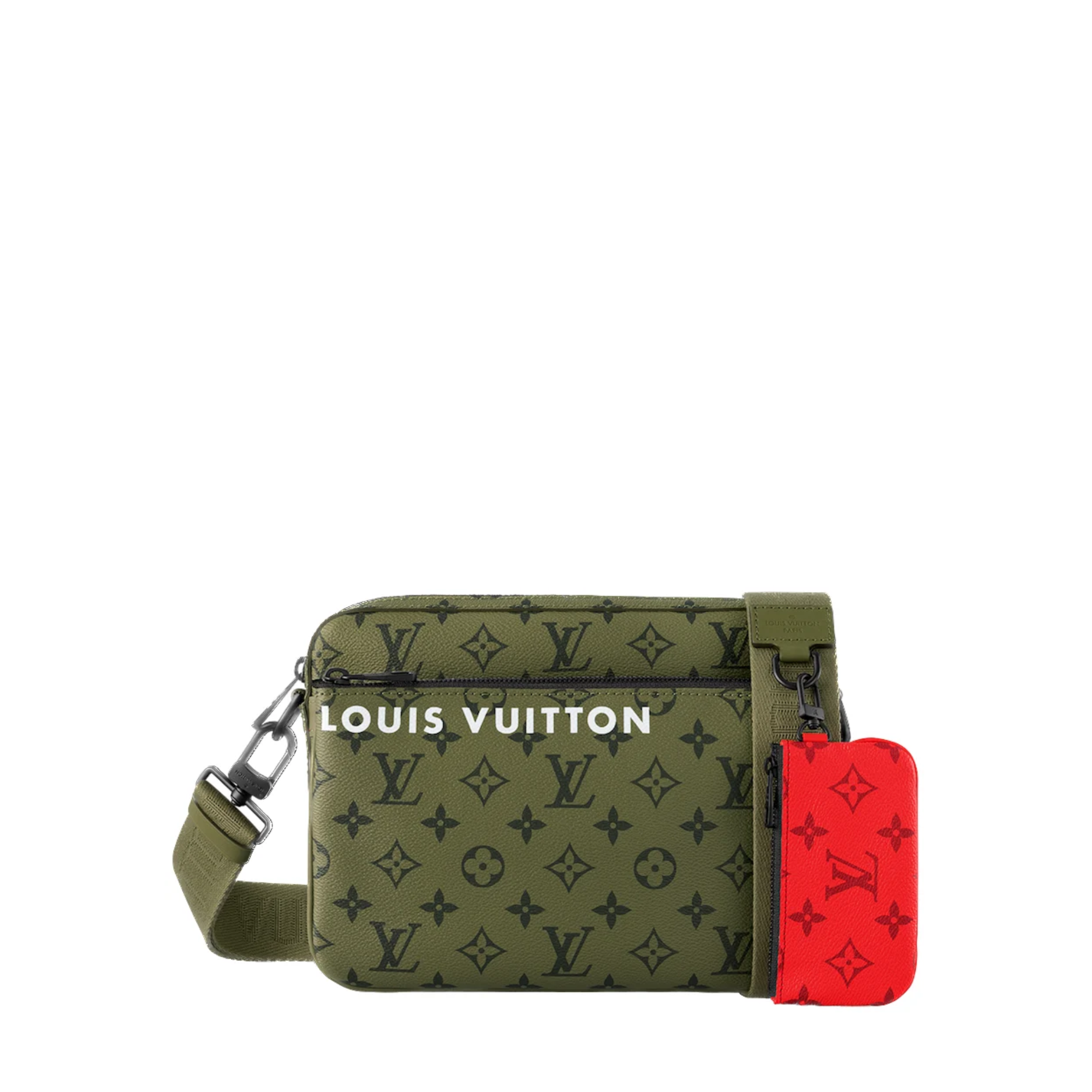 Louis Vuitton Trio Messenger Green 26Cm M23783
