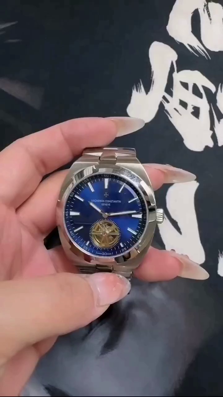 Vacheron Constantin Overseas [Automatic] Tourbillon Watch, a crowning masterpiece, size 42.5mm*16mm