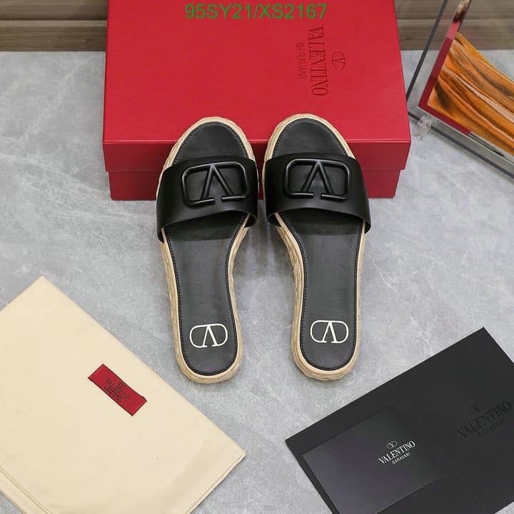 Valentino Garavani VLogo Signature Slide Sandals Black
