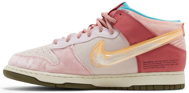 Social Status x Dunk Mid Strawberry Milk DJ1173-600