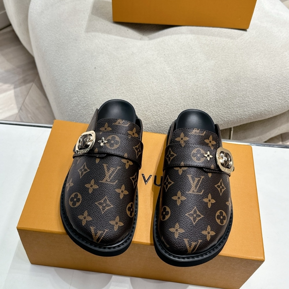 Louis Vuitton Cosy Flat Comfort Clog Cacao Brown 1Aaw6Q