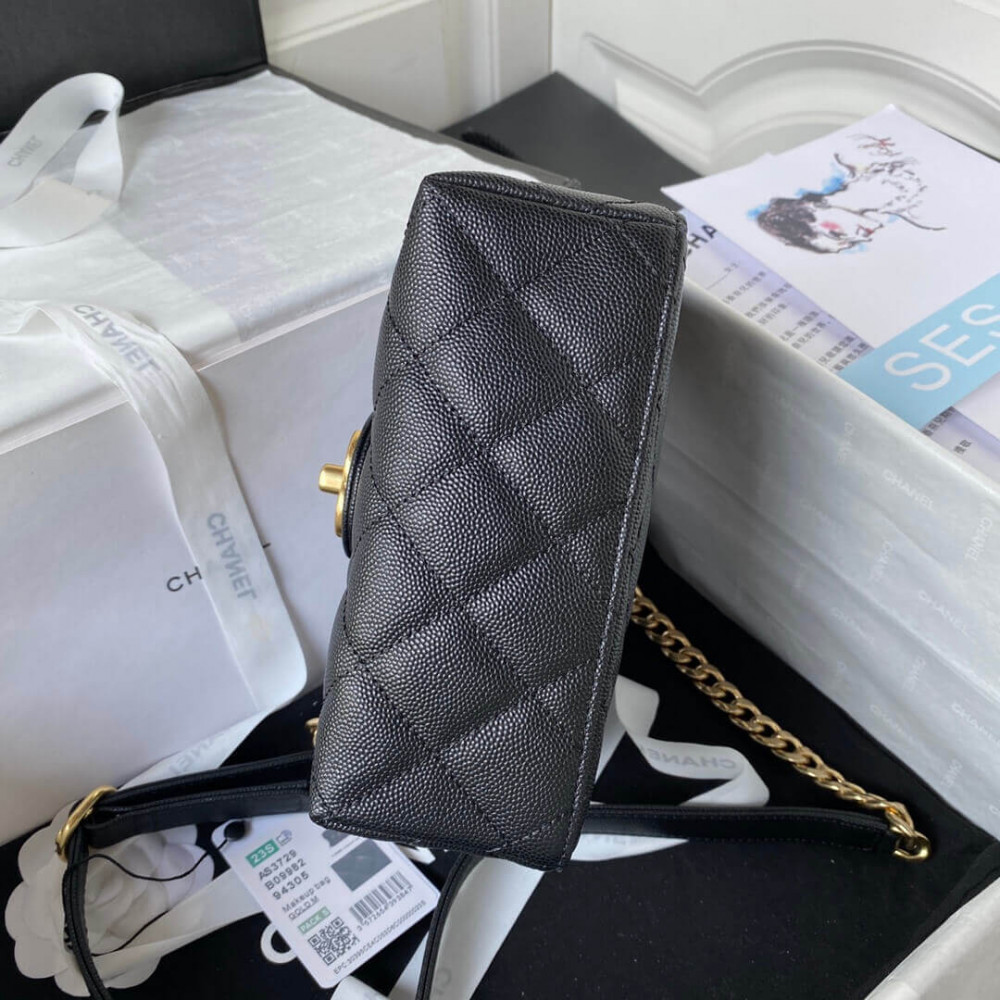 Chanel Grained Calfskin Small Vanity Case 17.5cm