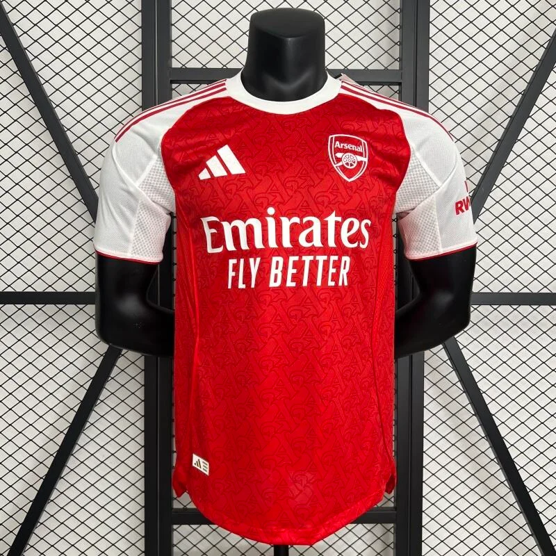 2025/2026 Premier League Arsenal Team Home Football Jersey Player Version