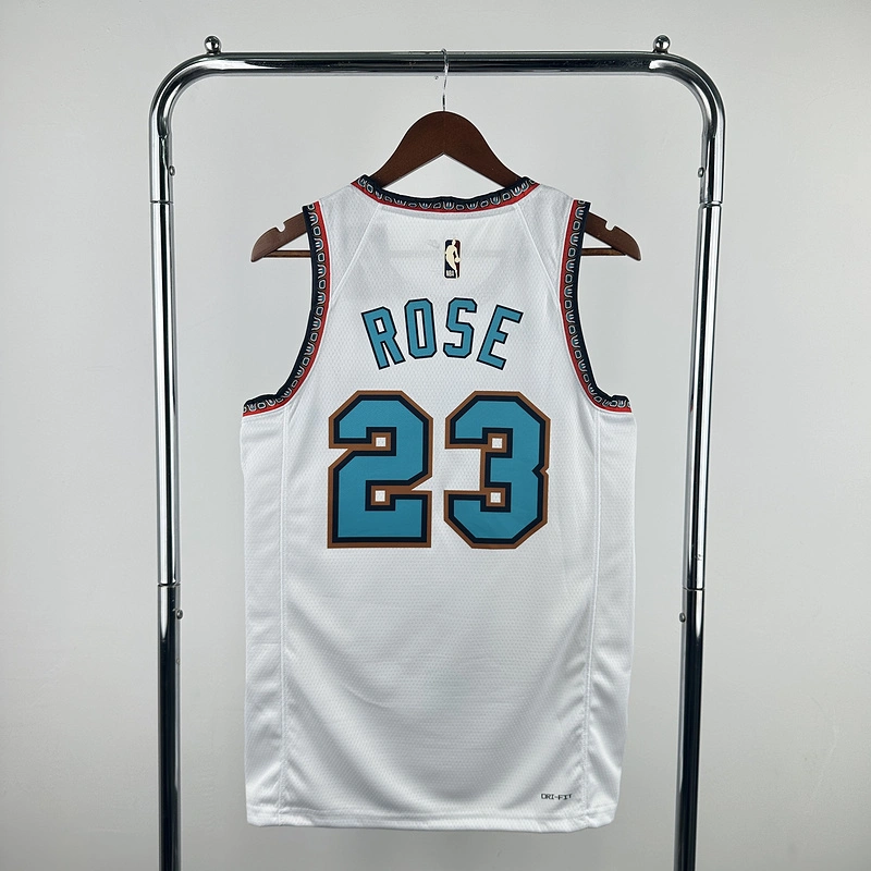 2025 NBA Memphis Grizzlies 23 ROSE Basketball Jersey