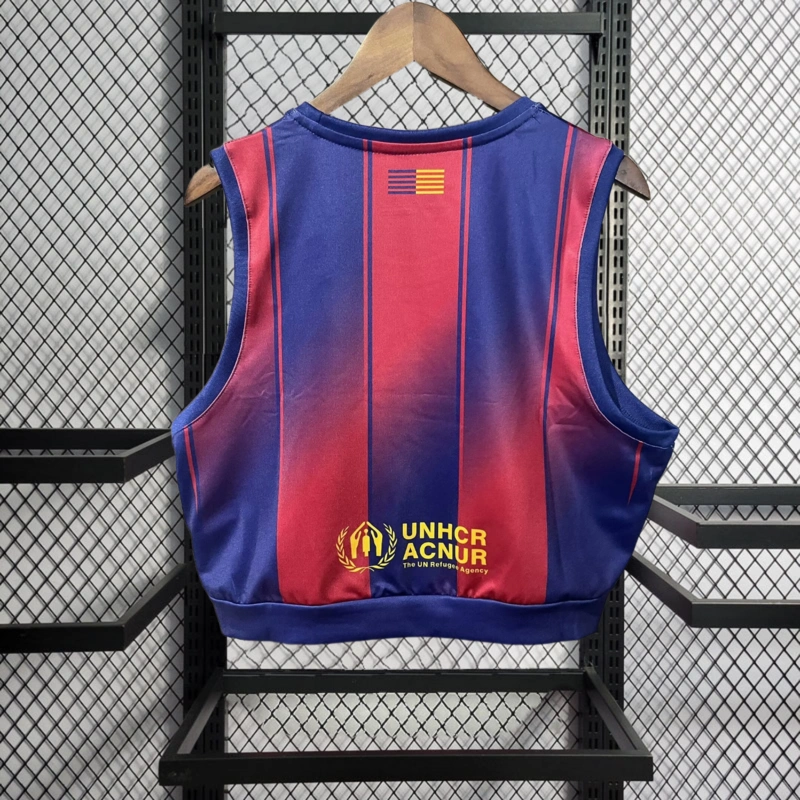 2025-26 Women's Barcelona Football Yoga Vest Football jersey
