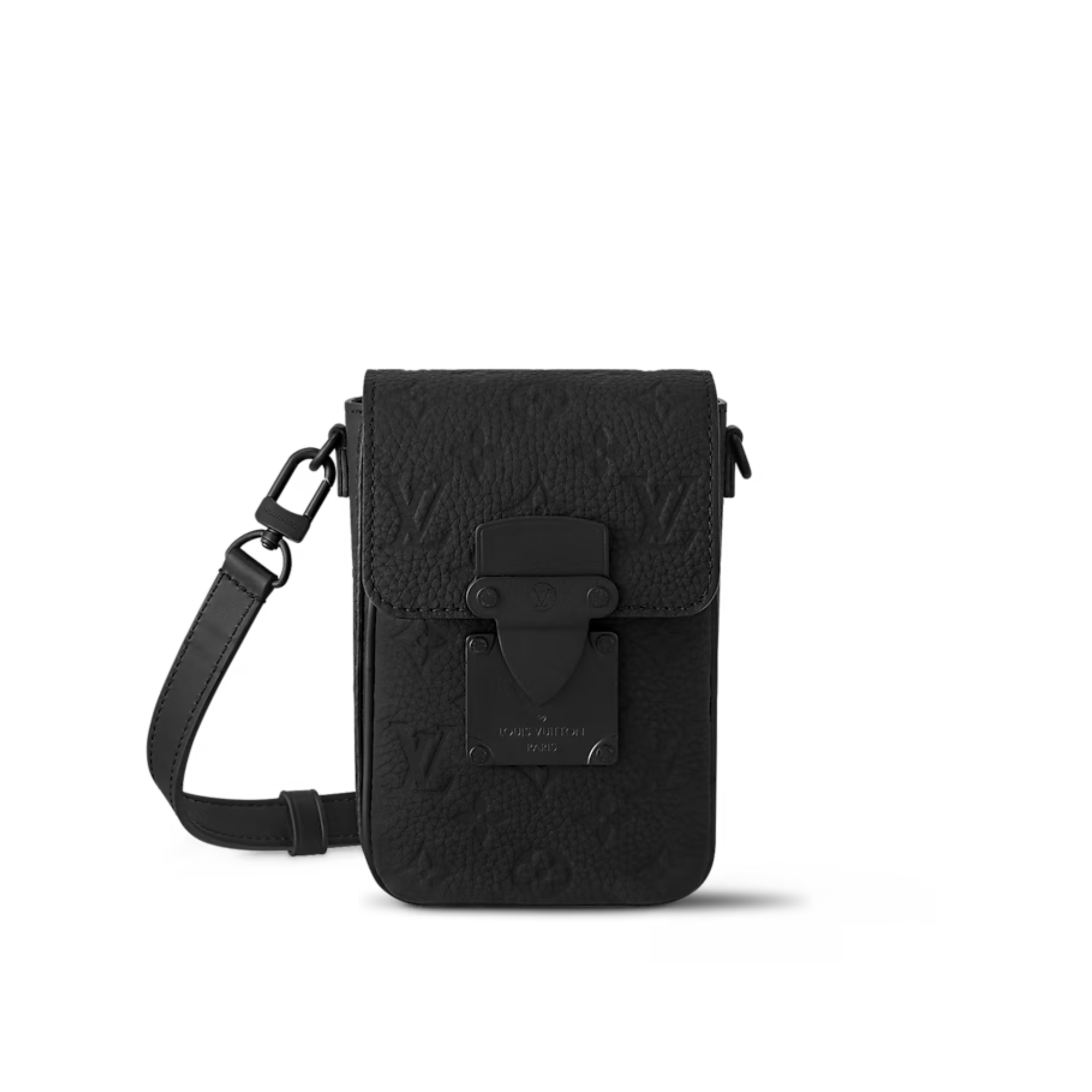 Louis Vuitton S Lock Vertical Wearable Wallet Black 19Cm M81524