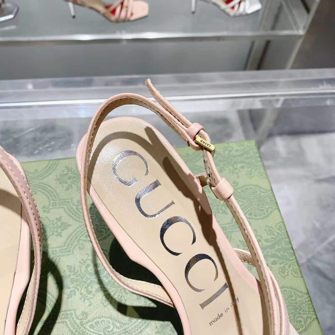Gucci Rose Gold Mid Heel
