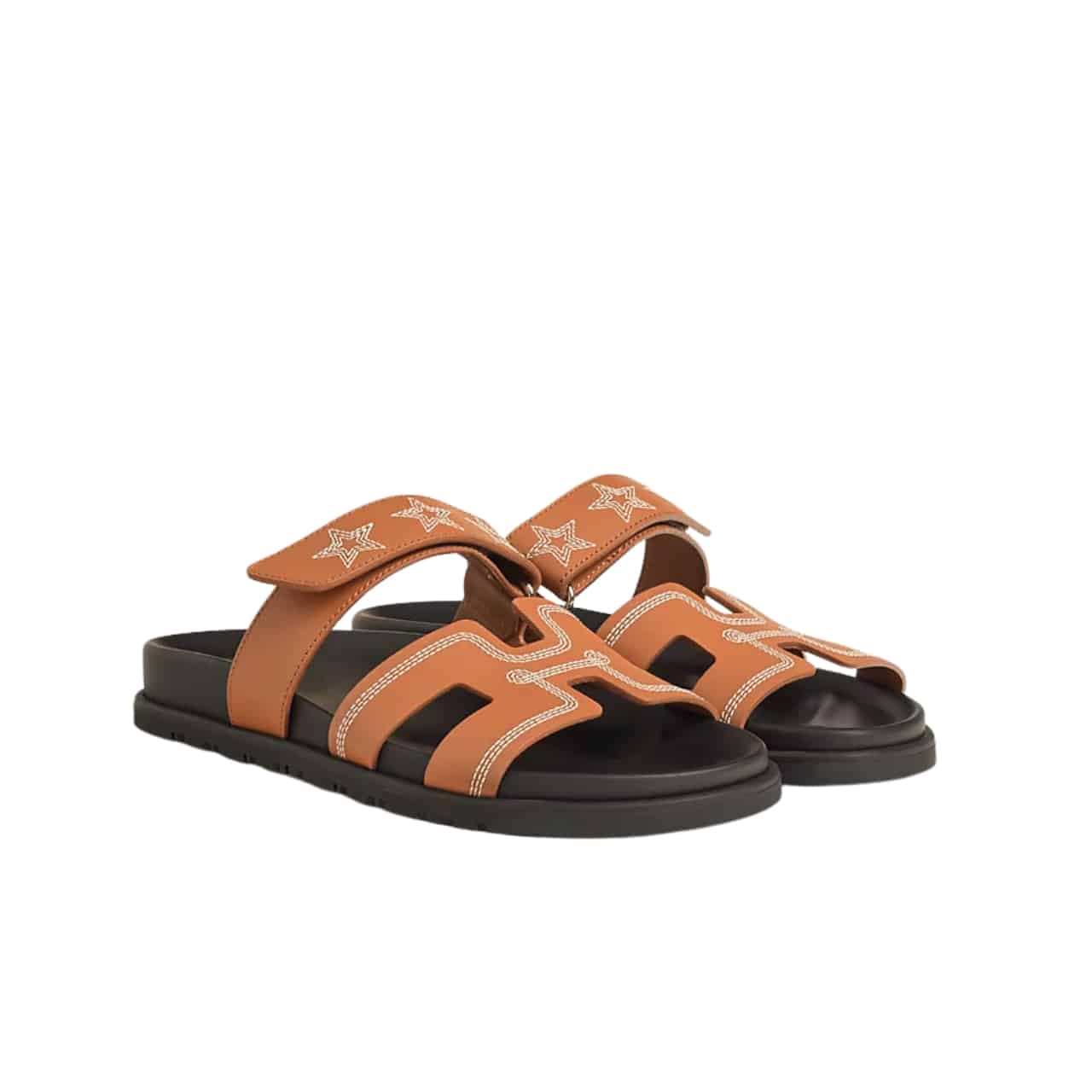 Hermes Chypre Sandal Star Stitched Naturel H232142Z A3350