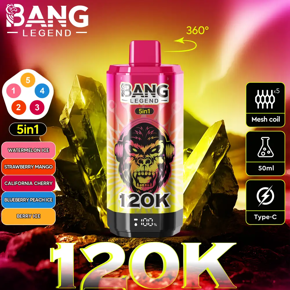 Bang Legend 120K Ultimate 5-in-1 Disposable Vape