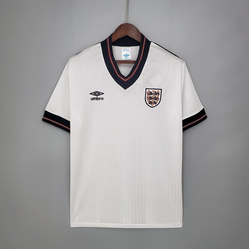 Retro 1986 England home Football jersey retro