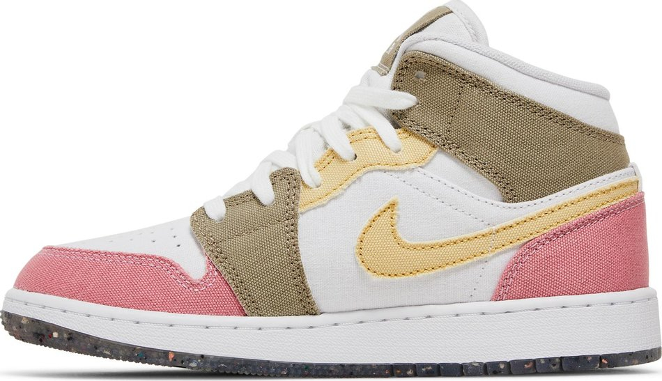Air Jordan 1 Mid SE GS Pastel Grind DJ0338-100