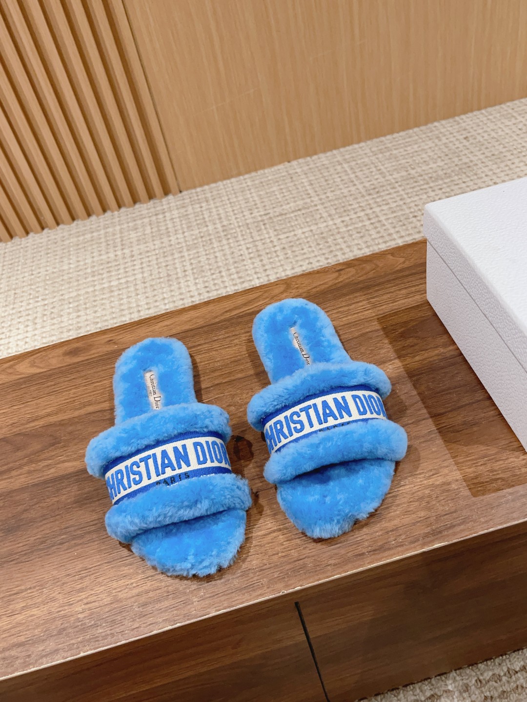 Christian Dior Wool Flat Slippers