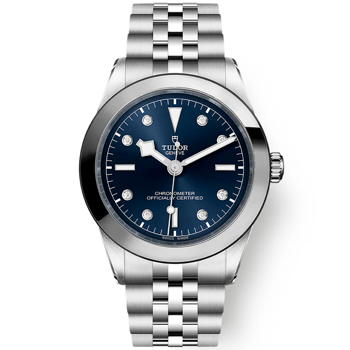 【Super Clone】TUDOR Black Bay 39mm Blue Diamond Set Dial Men's Bracelet Watch M79660-0005