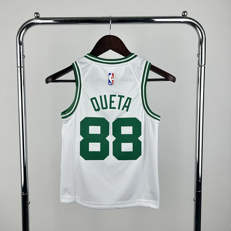 2023 NBA Boston Celtics kids 88 QUETA Basketball Jersey