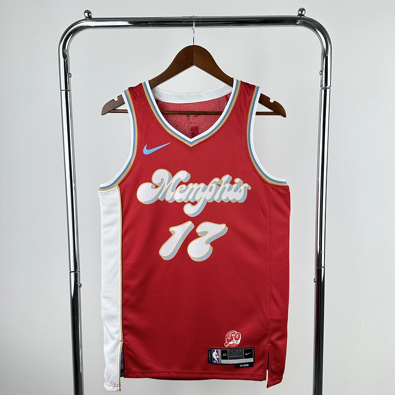 2025 NBA Memphis Grizzlies 17 KAWAMURA Basketball Jersey
