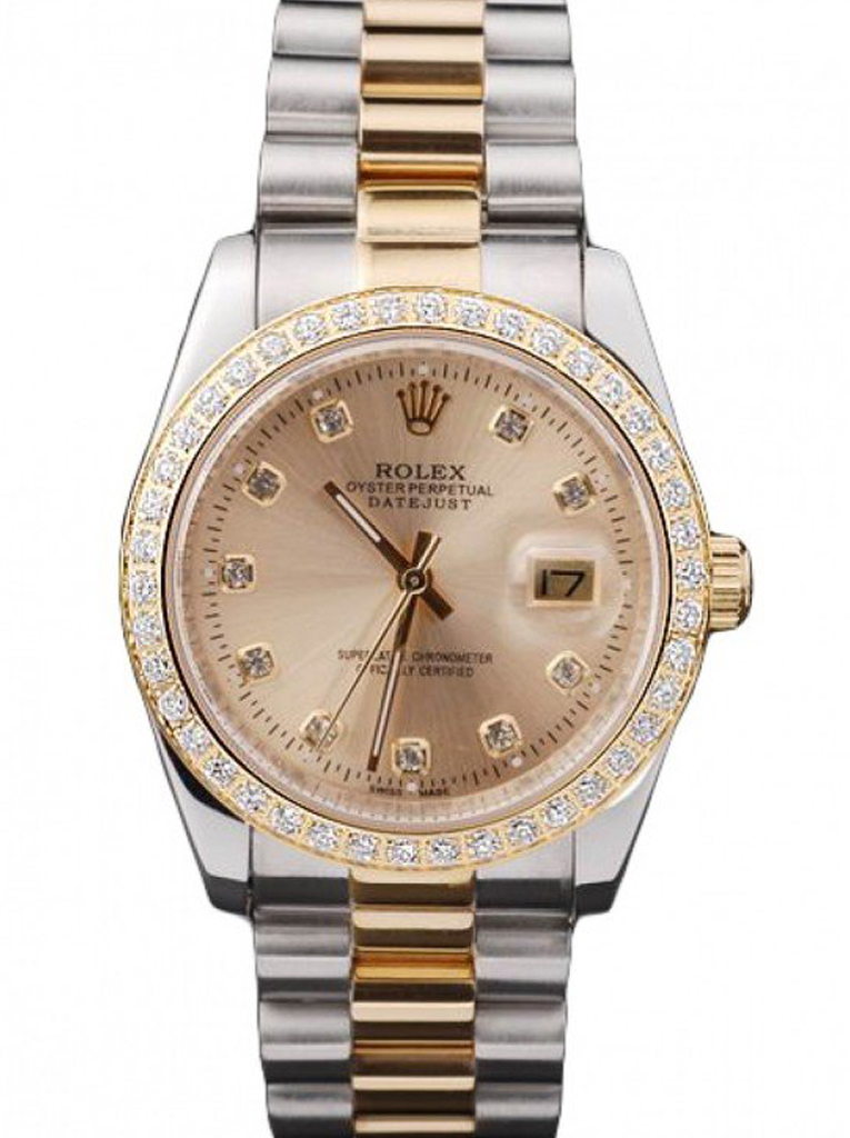 Rolex Datejust 36mm Gold Dial SRL40