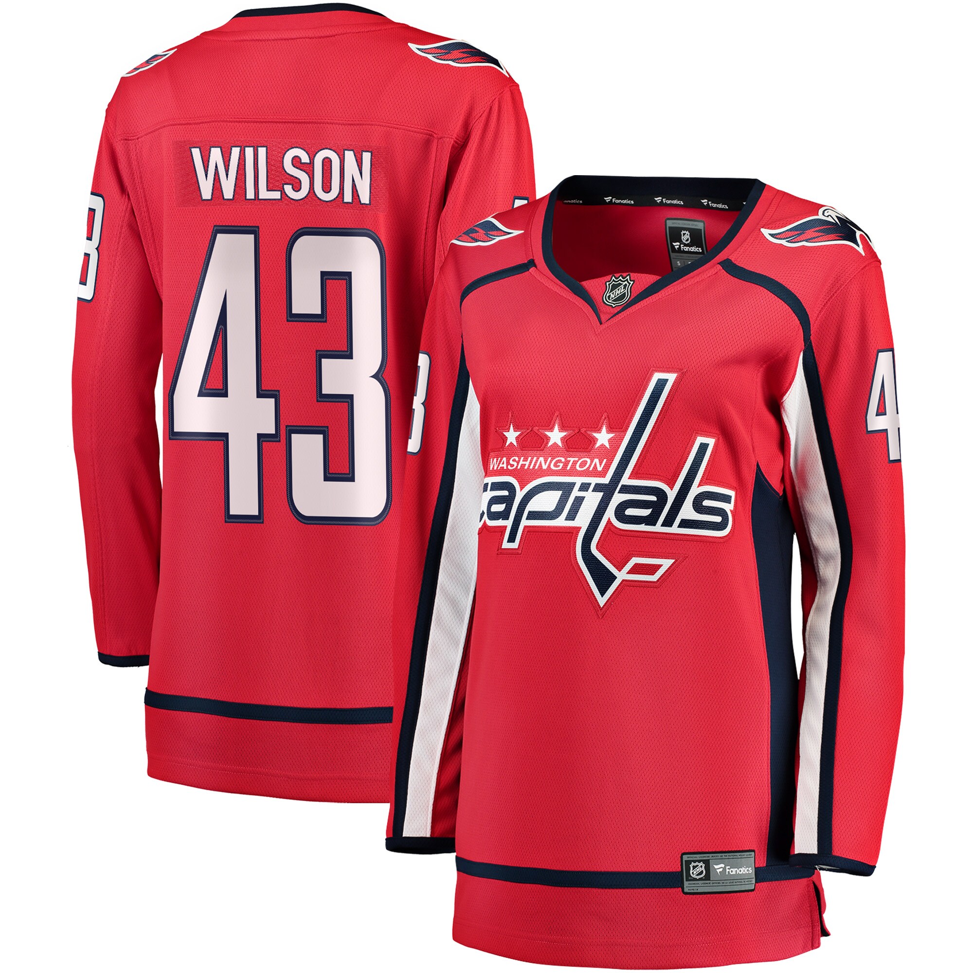 Tom Wilson Washington Capitals Fanatics Women’s Breakaway Player Jersey – Red