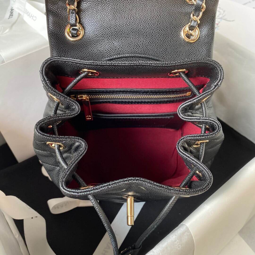 Chanel Small Backpack Grained Calfskin