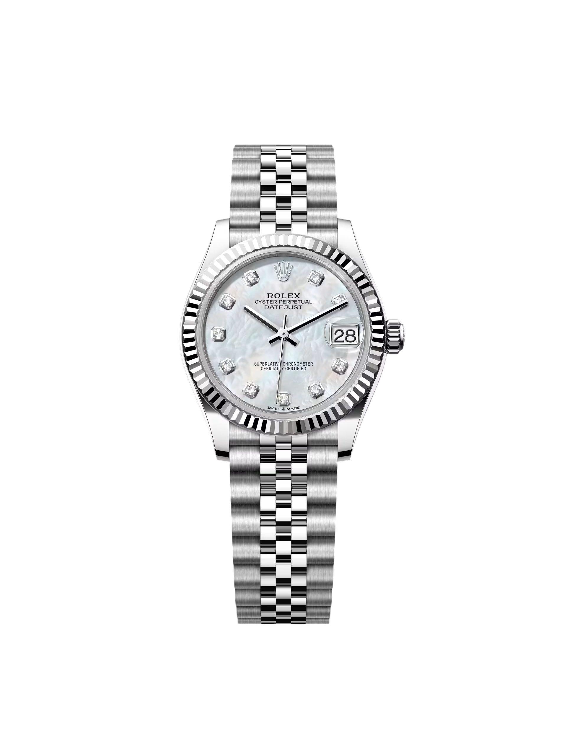 Rolex Datejust m278274-0005/0006 31mm Mother-of-Pearl 31mm Dial Oyster Watch