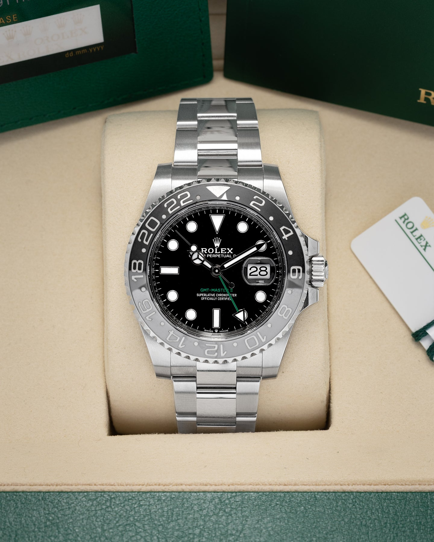 Rolex GMT-Master II 126710GRNR “Bruce Wayne” Oyster 2024