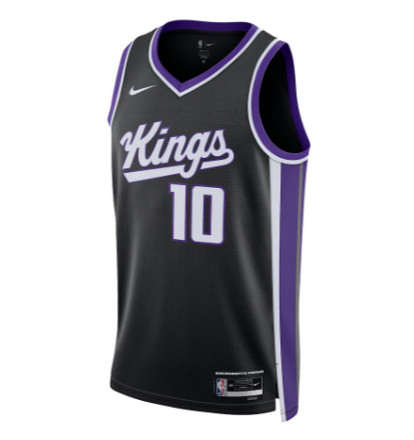 Sacramento Kings Nike Icon Edition Swingman Jersey - Black - DeMar DeRozan - Unisex