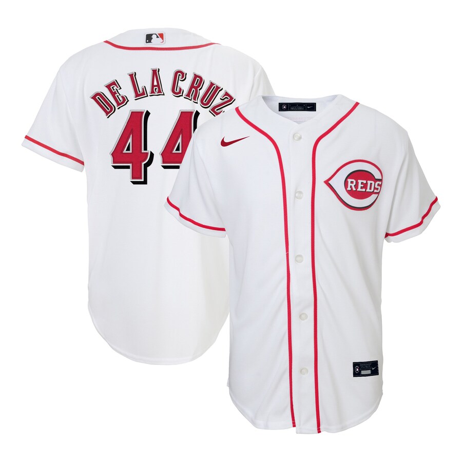 Elly De La Cruz Cincinnati Reds Toddler Home Jersey White