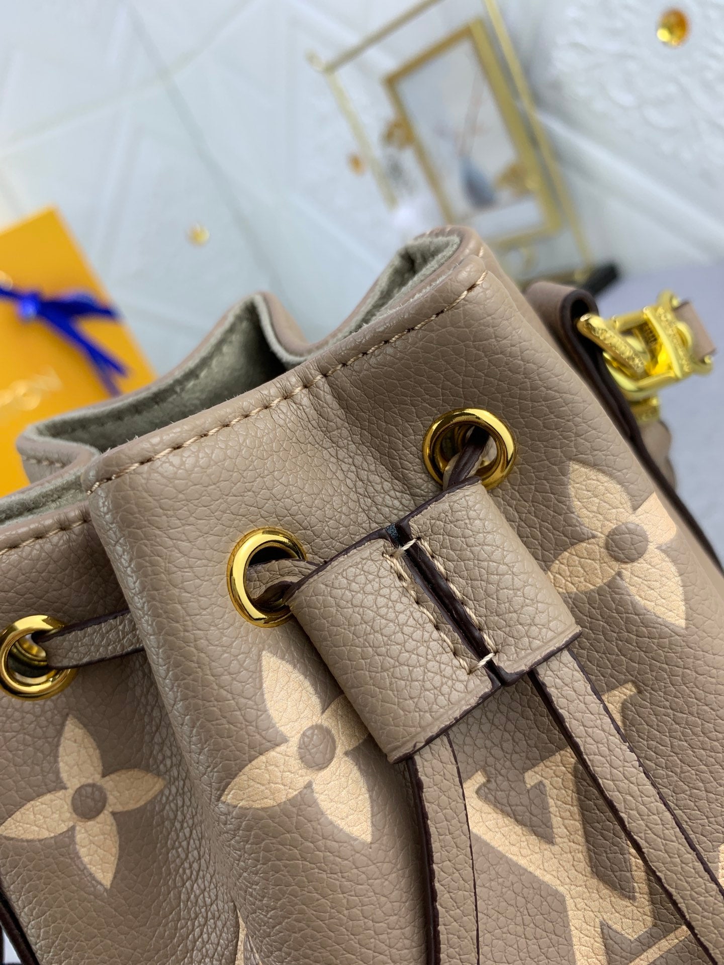 Louis Vuitton Nano No  Tourterelle Gray 16Cm
