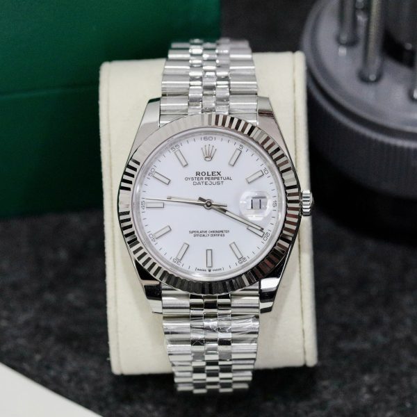 [Superclone] Rolex Datejust 41mm White Dial Jubilee 126334