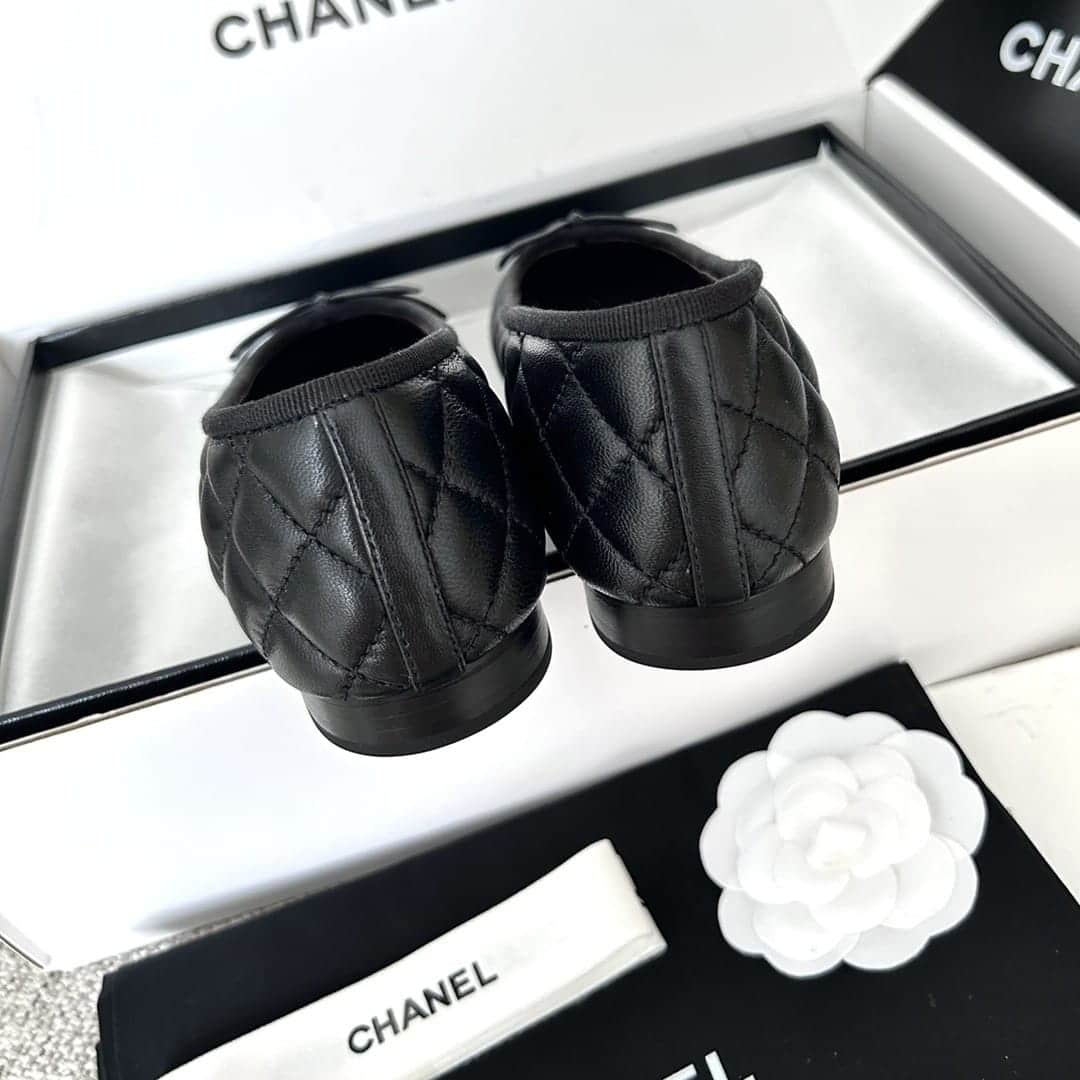 Chanel Ballerina Flats Black G26250 X01725 94305