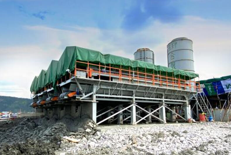 Vietnam shield tunneling slurry, 800 square 2000 type complete set of chamber filter press