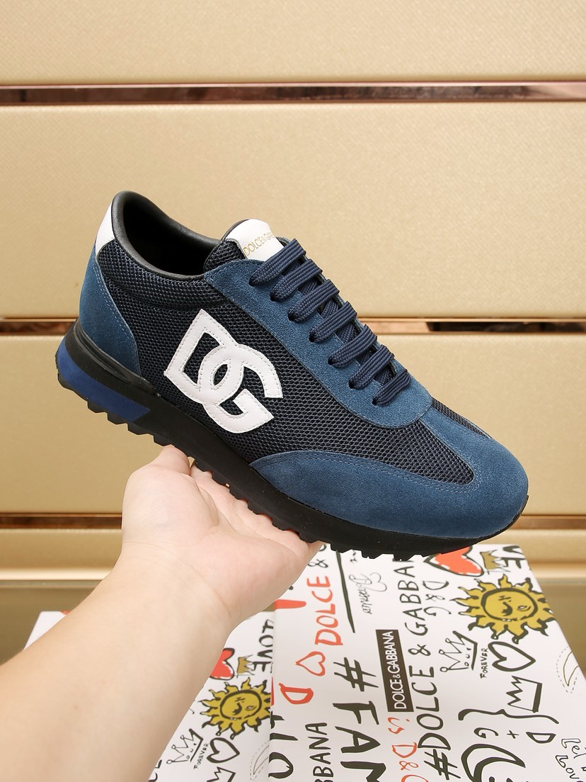 DOLCE & GABBANA Mixed-material DG CUSHION sneakers